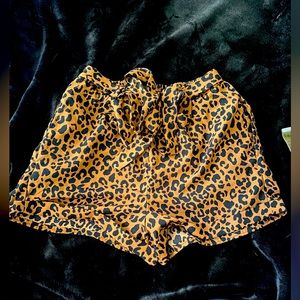 Leopard shorts